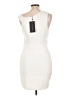 StyleStalker Solid Ivory Cocktail Dress Size L - photo 2