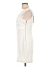 StyleStalker Solid Ivory Cocktail Dress Size L - photo 5