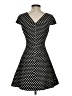 Zara Basic 100% Polyester Polka Dots Black Cocktail Dress Size XS - photo 2