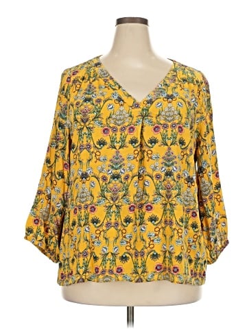 St. John's Bay 3/4 Sleeve Blouse (view 1)
