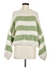Assorted Brands Stripes Green Pullover Sweater One size - photo 1