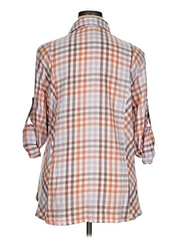 CAbi 3/4 Sleeve Button-Down Shirt (view 2)