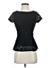 Banana Republic Black Short Sleeve Top Size 00 - photo 1