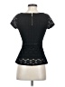 Banana Republic Black Short Sleeve Top Size 00 - photo 2
