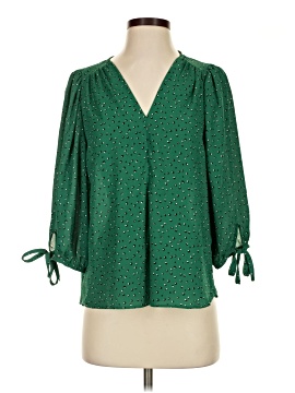 Olivia Grey 3/4 Sleeve Blouse (view 1)