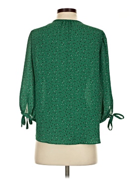 Olivia Grey 3/4 Sleeve Blouse (view 2)