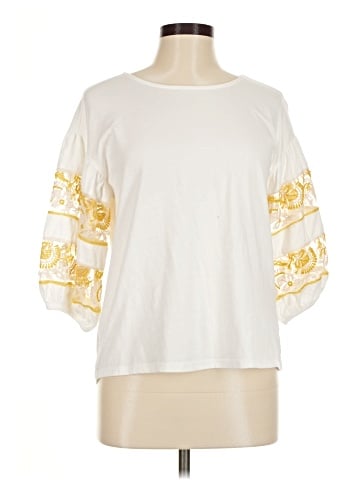 Ultra Pink 3/4 Sleeve Top (view 1)