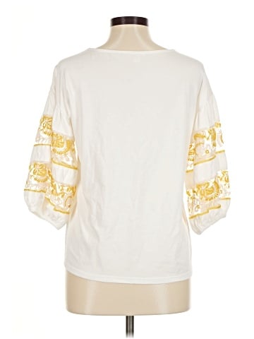 Ultra Pink 3/4 Sleeve Top (view 2)