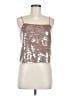 Madewell 100% Polyester Silver Sleeveless Top Size M - photo 1