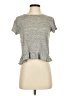 J.Crew 100% Linen Gray Short Sleeve Top Size XS - photo 1
