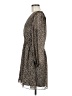 Madewell 100% Polyester Print Gray Casual Dress Size M - photo 5