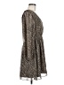 Madewell 100% Polyester Print Gray Casual Dress Size M - photo 4
