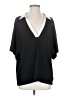 Assorted Brands Black Short Sleeve Blouse Size XS - photo 1