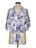 C by ONE Blue 3/4 Sleeve Blouse Size M - photo 1