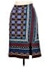 Maeve Print Blue Casual Skirt Size L - photo 1