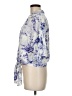 C by ONE Blue 3/4 Sleeve Blouse Size M - photo 5