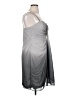 Onyx Nite 100% Polyester Metallic Gray Cocktail Dress Size 16 - photo 4