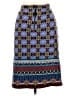 Maeve Print Blue Casual Skirt Size L - photo 2