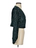 Lulus 100% Polyester Polka Dots Teal Green Long Sleeve Blouse Size S - photo 4