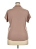 Vivilli Tan Short Sleeve Blouse Size XXL - photo 2