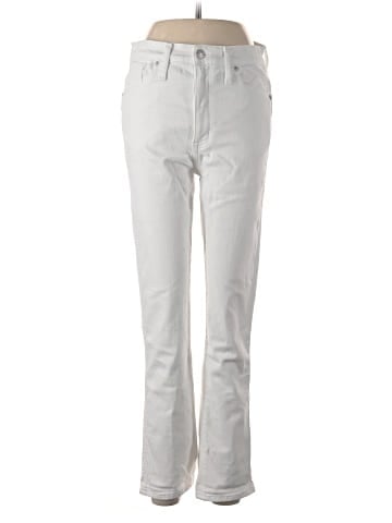 Madewell Stovepipe Jeans in Pure White (view 1)