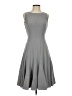 Calvin Klein Solid Gray Casual Dress Size 2 - photo 1