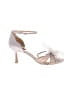 Badgley Mischka Ivory Gray Heels Size 10 - photo 1