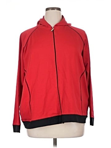 Villager Sport by Liz Claiborne Zip Up Hoodie (view 1)