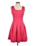 Boston Proper Solid Pink Cocktail Dress Size 6 - photo 1