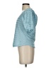 Anthropologie Blue Short Sleeve Top Size S - photo 5