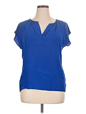 Unbranded Short Sleeve Silk Top (view 1)