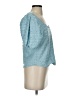 Anthropologie Blue Short Sleeve Top Size S - photo 4