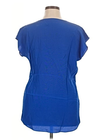 Unbranded Short Sleeve Silk Top (view 2)