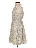 Shein Floral Tan Cocktail Dress Size 2 - photo 5