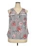 Candie's 100% Polyester Gray Sleeveless Blouse Size XXL - photo 1