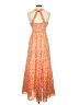 Max Studio 100% Polyester Orange Casual Dress Size XS - photo 2