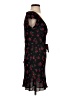 LPA 100% Polyester Floral Black Cocktail Dress Size S - photo 4