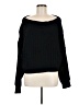 Free People Solid Black Pullover Sweater Size M - photo 1