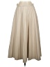 Ann Taylor 100% Polyester Solid Tan Formal Skirt Size 2 - photo 1