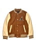 Air Jordan 100% Polyester Brown Jacket Size M (kids) - photo 1