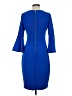 Calvin Klein Solid Blue Cocktail Dress Size 4 - photo 2