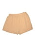 Shein Curve 100% Polyester Stripes Gold Shorts Size 16 Plus (2) - photo 2