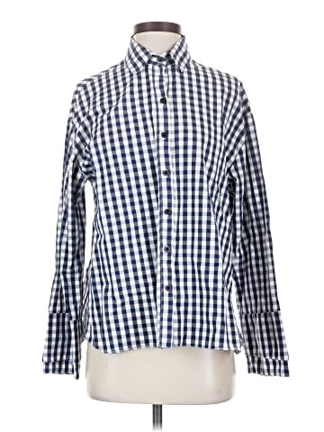 Topshop Long Sleeve Button-Down Shirt (view 1)