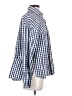 Topshop 100% Cotton Checkered-gingham Blue Long Sleeve Button-Down Shirt Size 4 - photo 4