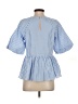 Pomander Place Blue Short Sleeve Blouse Size XS - photo 2