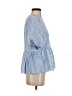 Pomander Place Blue Short Sleeve Blouse Size XS - photo 4