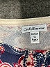 Croft & Barrow 100% Cotton Paisley Blue Pullover Sweater Size 1X - photo 7