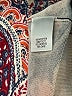 Croft & Barrow 100% Cotton Paisley Blue Pullover Sweater Size 1X - photo 8