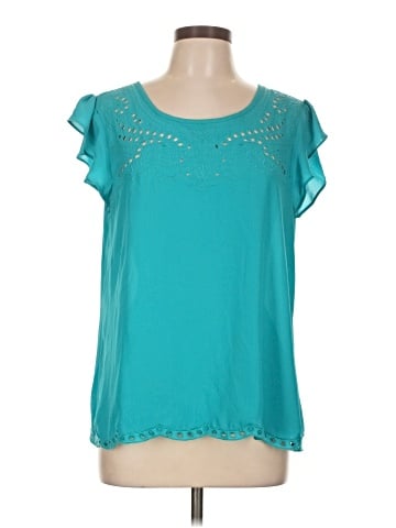 Xhilaration Short Sleeve Blouse (view 1)