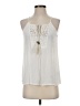 Assorted Brands 100% Rayon Ivory Sleeveless Blouse Size S (estimated) - photo 1